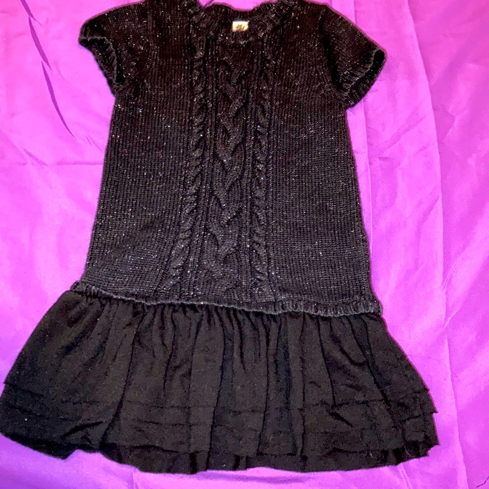 Black sweater dress